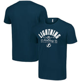 Tampa Bay Lightning Starter Half Puck T-Shirt - Navy | NHL Clearance