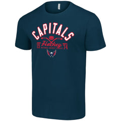 Washington Capitals Starter Half Puck T-Shirt - Navy | NHL sale