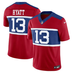 Jalin Hyatt New York Giants Alternate Vapor F.U.S.E. Limited Jersey - Century Red - Nike