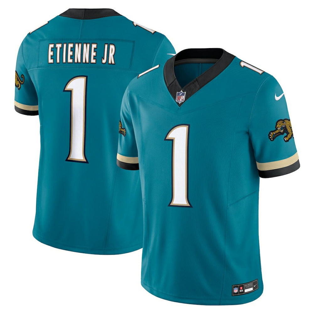 Travis Etienne Jacksonville Jaguars Prowler Throwback Vapor F.U.S.E. Limited Jersey - Teal - Nike