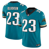 Foye Oluokun Jacksonville Jaguars Prowler Throwback Vapor F.U.S.E. Limited Jersey - Teal - Nike