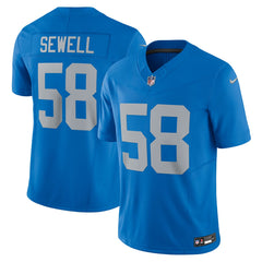 Penei Sewell Detroit Lions Vapor F.U.S.E. Alternate Limited Jersey - Blue - Nike