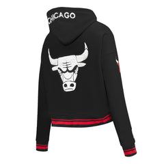 Chicago Bulls Pro Standard Women's 2023/24 City Edition Cropped Pullover Hoodie Black