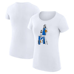 Dallas Mavericks G-III 4Her by Carl Banks Women's Super-Slim Fit Lightweight Basketball Girls T-Shirt White