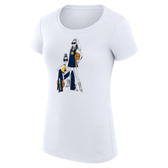 Indiana Pacers G-III 4Her by Carl Banks Women's Super-Slim Fit Lightweight Basketball Girls T-Shirt White