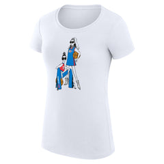 Oklahoma City Thunder G-III 4Her by Carl Banks Women's Super-Slim Fit Lightweight Basketball Girls T-Shirt White