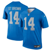 Amon-Ra St. Brown Detroit Lions Legend Player Performance Top - Blue - Nike