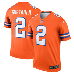 Patrick Surtain II Denver Broncos Legend Player Performance Top - Orange - Nike