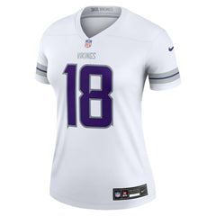 Justin Jefferson Minnesota Vikings Women's Alternate Legend Player Performance Top - White - Nike