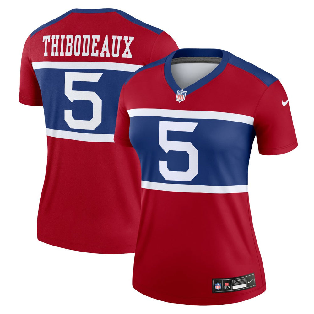 Kayvon Thibodeaux New York Giants Women's Alternate Legend Player Performance Top - Red - Nike