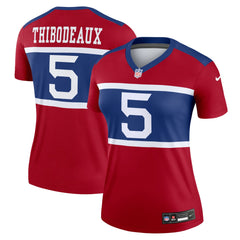 Kayvon Thibodeaux New York Giants Women's Alternate Legend Player Performance Top - Red - Nike