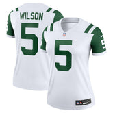 Garrett Wilson New York Jets Women's Alternate Legend Player Performance Top - Classic Alternate White - Nike