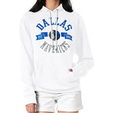 Dallas Mavericks G-III 4Her by Carl Banks Women's City Pullover Hoodie White