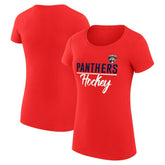 Florida Panthers G-III 4Her by Carl Banks Women's Super-Slim Fit Lightweight Team Sport T-Shirt - Red | NHL on sale