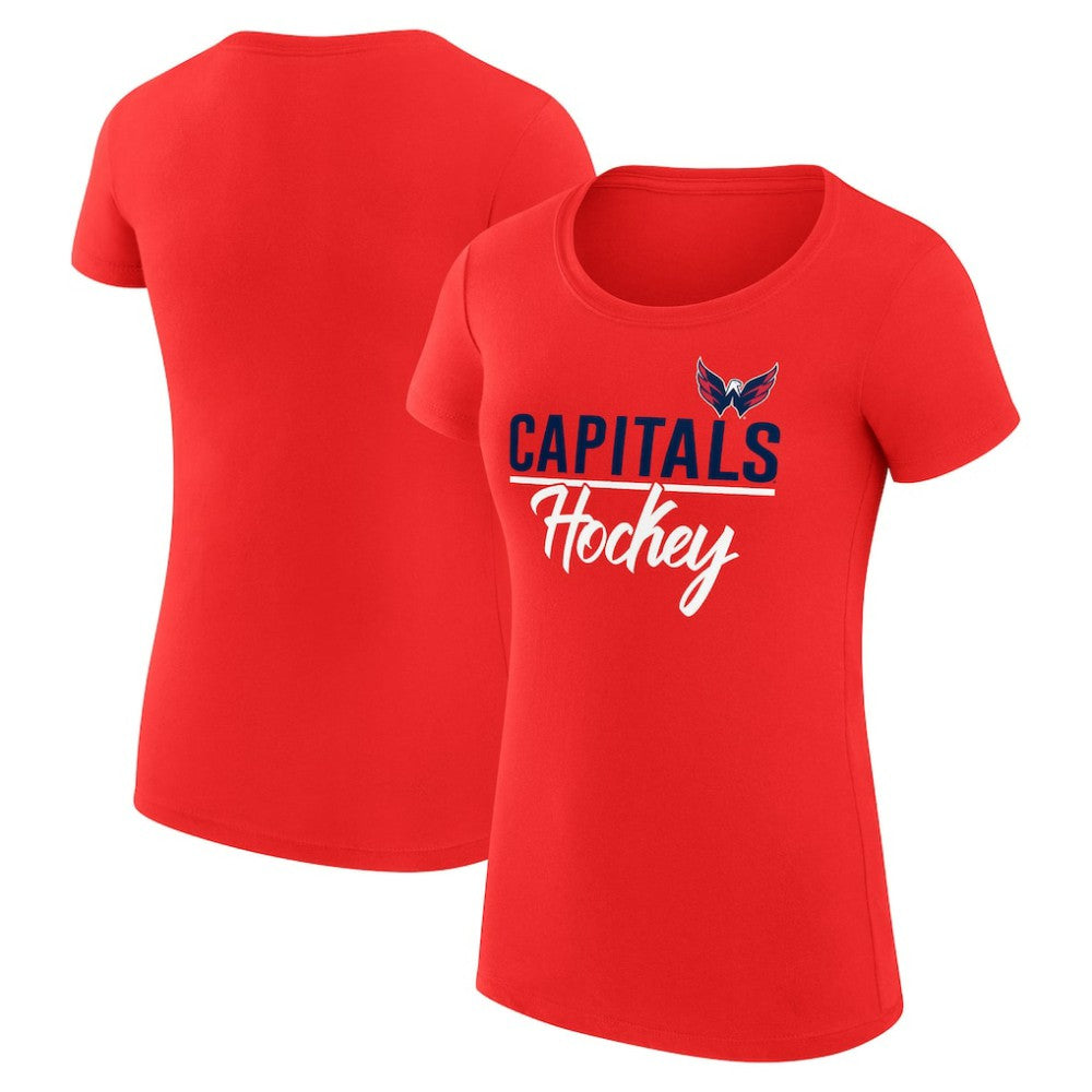 Washington Capitals G-III 4Her by Carl Banks Women's Super-Slim Fit Lightweight Team Sport T-Shirt - Red | NHL sale