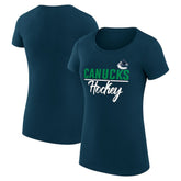 Vancouver Canucks G-III 4Her by Carl Banks Women's Super-Slim Fit Lightweight Team Sport T-Shirt - Navy | NHL sale