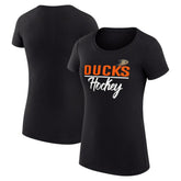 Anaheim Ducks G-III 4Her by Carl Banks Women's Super-Slim Fit Lightweight Team Sport T-Shirt - Black | NHL sale