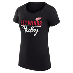 Detroit Red Wings G-III 4Her by Carl Banks Women's Super-Slim Fit Lightweight Team Sport T-Shirt - Black | NHL on sale