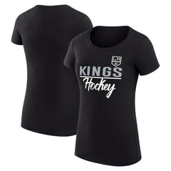 Los Angeles Kings G-III 4Her by Carl Banks Women's Super-Slim Fit Lightweight Team Sport T-Shirt - Black | NHL Lifestyle