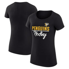 Pittsburgh Penguins G-III 4Her by Carl Banks Women's Super-Slim Fit Lightweight Team Sport T-Shirt - Black | NHL sale