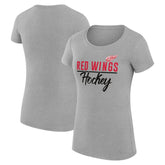 Detroit Red Wings G-III 4Her by Carl Banks Women's Super-Slim Fit Lightweight Team Sport T-Shirt - Gray | NHL sale