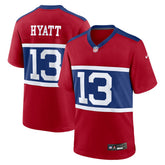 Jalin Hyatt New York Giants Alternate Player Game Jersey - Century Red - Nike