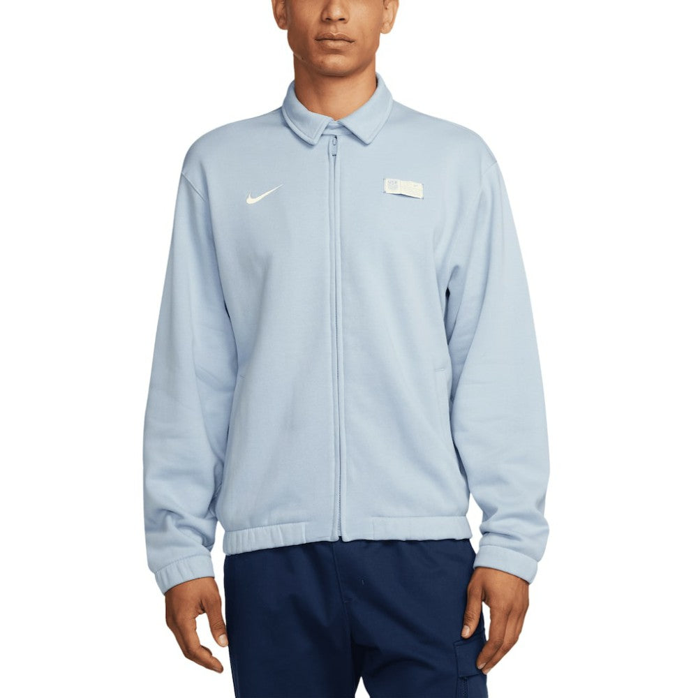 Nike - USMNT Club Fleece Harrington Full-Zip Jacket - Light Blue