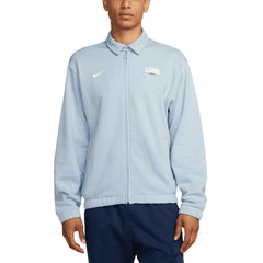 Nike - USMNT Club Fleece Harrington Full-Zip Jacket - Light Blue