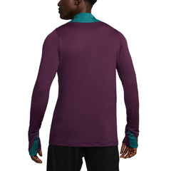 Nike - Paris Saint-Germain 2024/25 Strike Drill Performance Quarter-Zip Long Sleeve Top - Burgundy