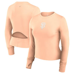 San Francisco Giants Fanatics Women's Studio Fitted Long Sleeve Gym Top Discount