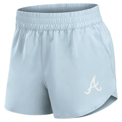 Atlanta Braves Fanatics Women's Studio Woven Vibe Shorts Outlet