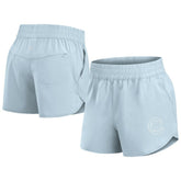Chicago Cubs Fanatics Women's Studio Woven Vibe Shorts for sale