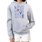 New York Islanders G-III 4Her by Carl Banks Women's Hockey Love Fleece Pullover Hoodie - Gray | NHL sale