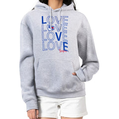 New York Rangers G-III 4Her by Carl Banks Women's Hockey Love Fleece Pullover Hoodie - Gray | NHL online