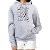 Pittsburgh Penguins G-III 4Her by Carl Banks Women's Hockey Love Fleece Pullover Hoodie - Gray | NHL sale