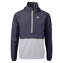 New York Giants Cutter & Buck Charter Eco Recycled Anorak Half-Zip Jacket - Blue - NFL