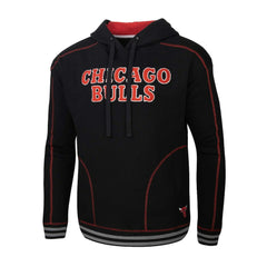 Chicago Bulls Stadium Essentials Baseline Pullover Hoodie Black