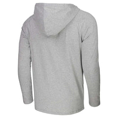 Golden State Warriors Stadium Essentials Atrium Raglan Long Sleeve Hoodie T-Shirt Heather Gray
