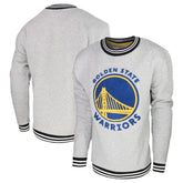 Golden State Warriors Stadium Essentials Club Level Pullover Sweatshirt Heather Gray