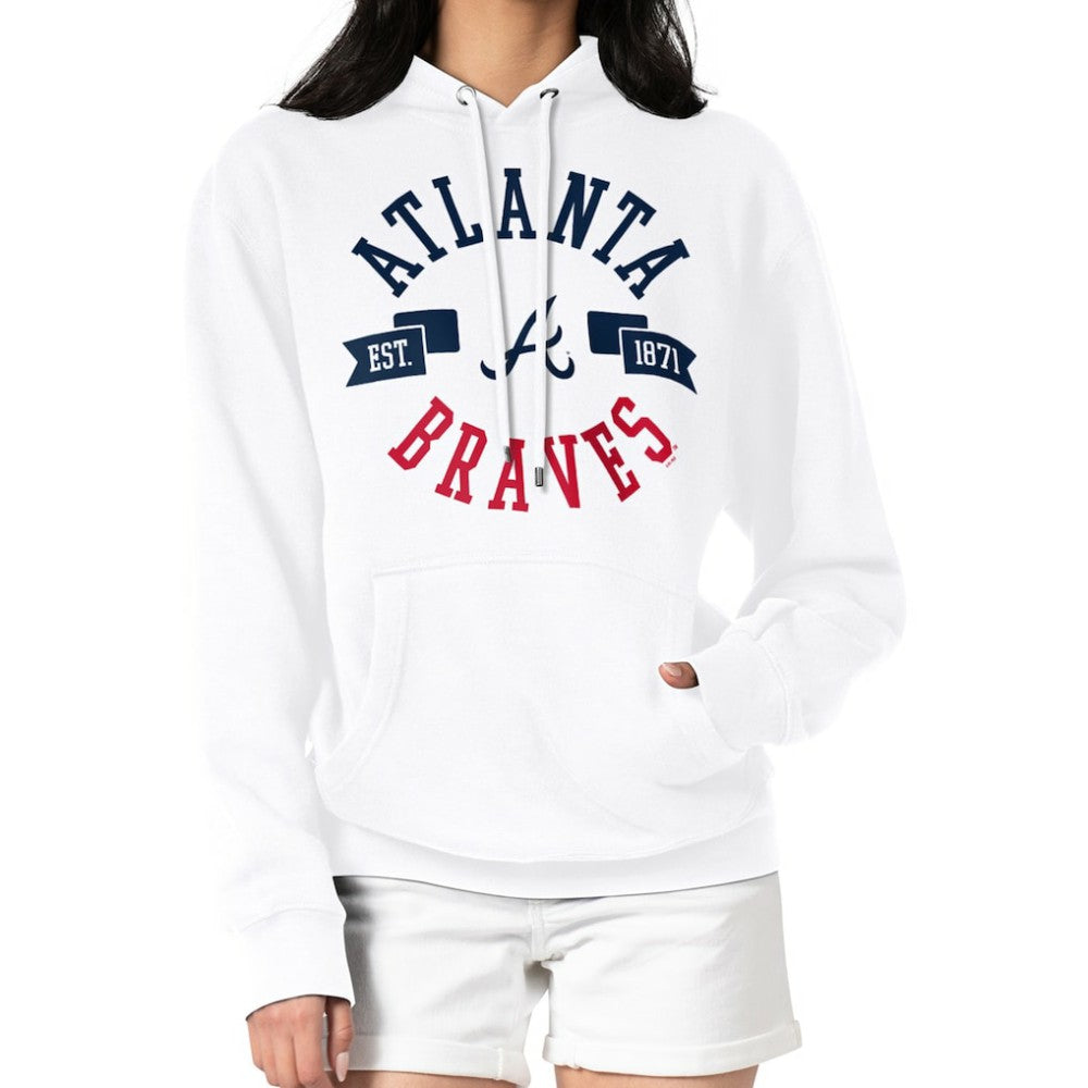 Atlanta Braves G-III 4Her by Carl Banks Women's City Graphic Pullover Hoodie Discount