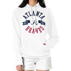 Atlanta Braves G-III 4Her by Carl Banks Women's City Graphic Pullover Hoodie Discount