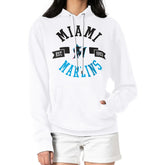 Miami Marlins G-III 4Her by Carl Banks Women's City Graphic Pullover Hoodie Sale
