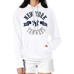 New York Yankees G-III 4Her by Carl Banks Women's City Graphic Pullover Hoodie Discount