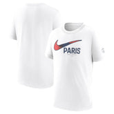 Nike - Paris Saint-Germain Youth Swoosh T-Shirt - White