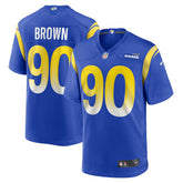 Earnest Brown IV Los Angeles Rams Team Game Jersey - Royal - Nike