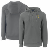 Green Bay Packers Cutter & Buck Throwback Roam Eco Half-Zip Recycled Pullover Hoodie - Gray - NFL