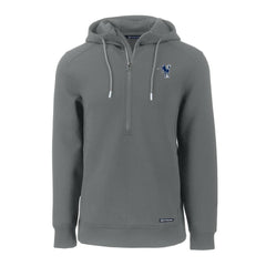 Indianapolis Colts Cutter & Buck Throwback Roam Eco Half-Zip Recycled Pullover Hoodie - Gray - NFL