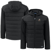 Cleveland Browns Cutter & Buck Throwback Big & Tall Evoke Hybrid Eco Softshell Recycled Full-Zip Jacket - Black - NFL