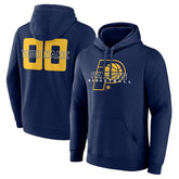 Indiana Pacers Stellar Personalized Name & Number Pullover Hoodie Navy