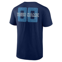 Minnesota Timberwolves Stellar Personalized Name & Number T-Shirt Navy